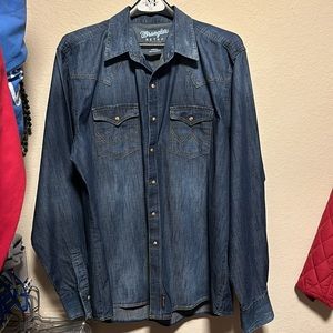Wrangler men’s RETRO PREMIUM button up shirt